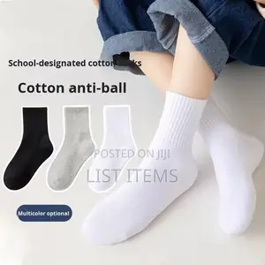 Kids White School Socks – Soft Comfortable