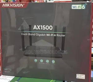 Hikvision Ax1500 Dual-Band Gigabit Wifi 6 Router Ds-3wr15x