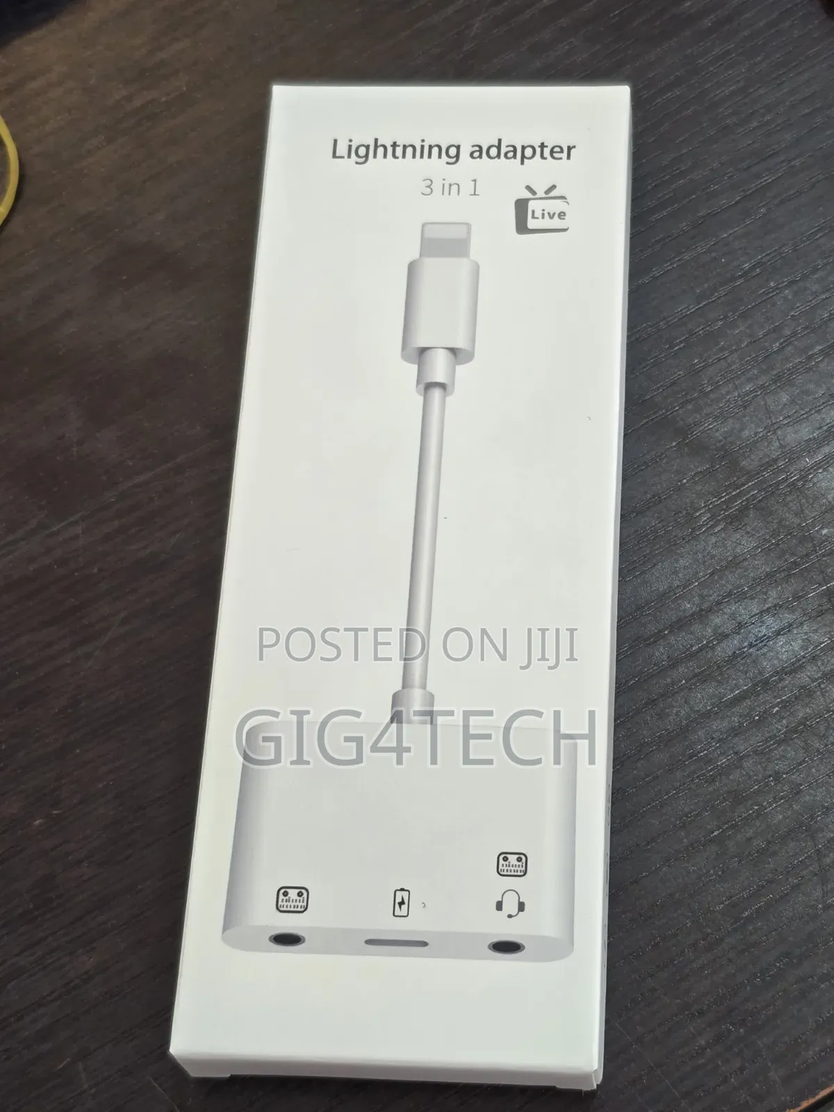 iPhone Lightning 3in1 Adapter for Live Streaming