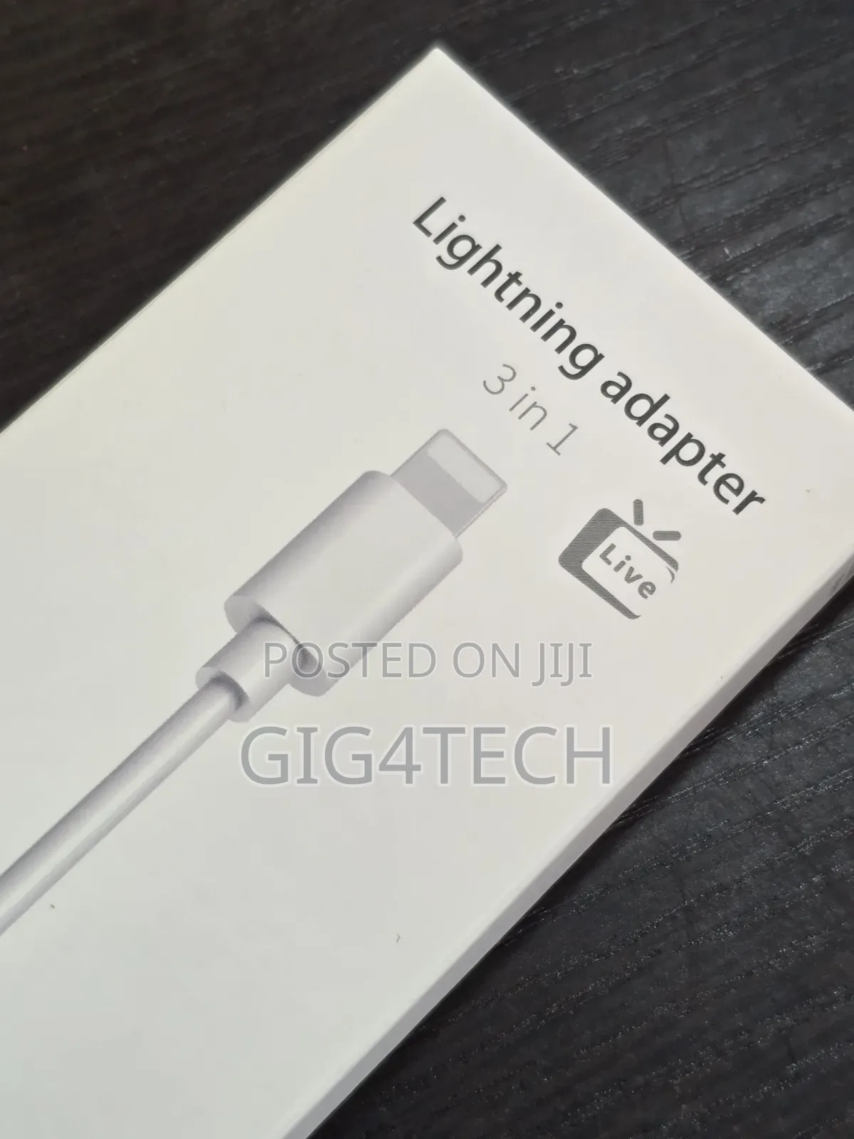 iPhone Lightning 3in1 Adapter for Live Streaming