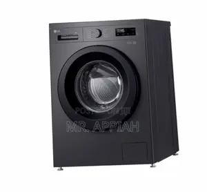 Super Classic Lg 8kg Front Load Washing Machine(Black)Inverter