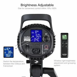 Godox 60w Sl-60w Led Video Light Lamp / 95cm Grid Bowens Softbox