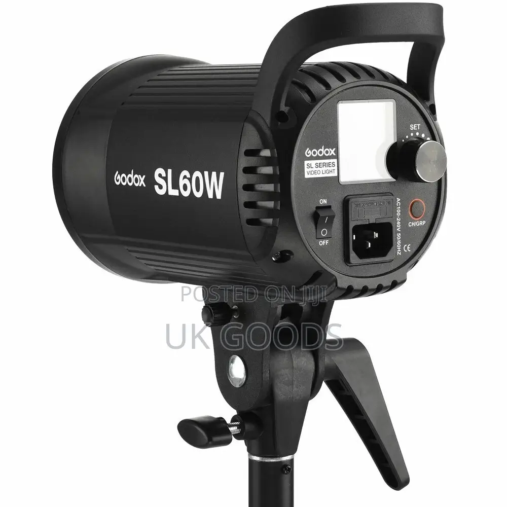 Godox 60w Sl-60w Led Video Light Lamp / 95cm Grid Bowens Softbox