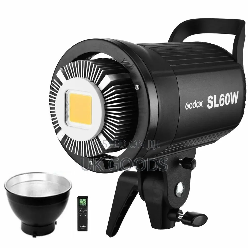Godox 60w Sl-60w Led Video Light Lamp / 95cm Grid Bowens Softbox