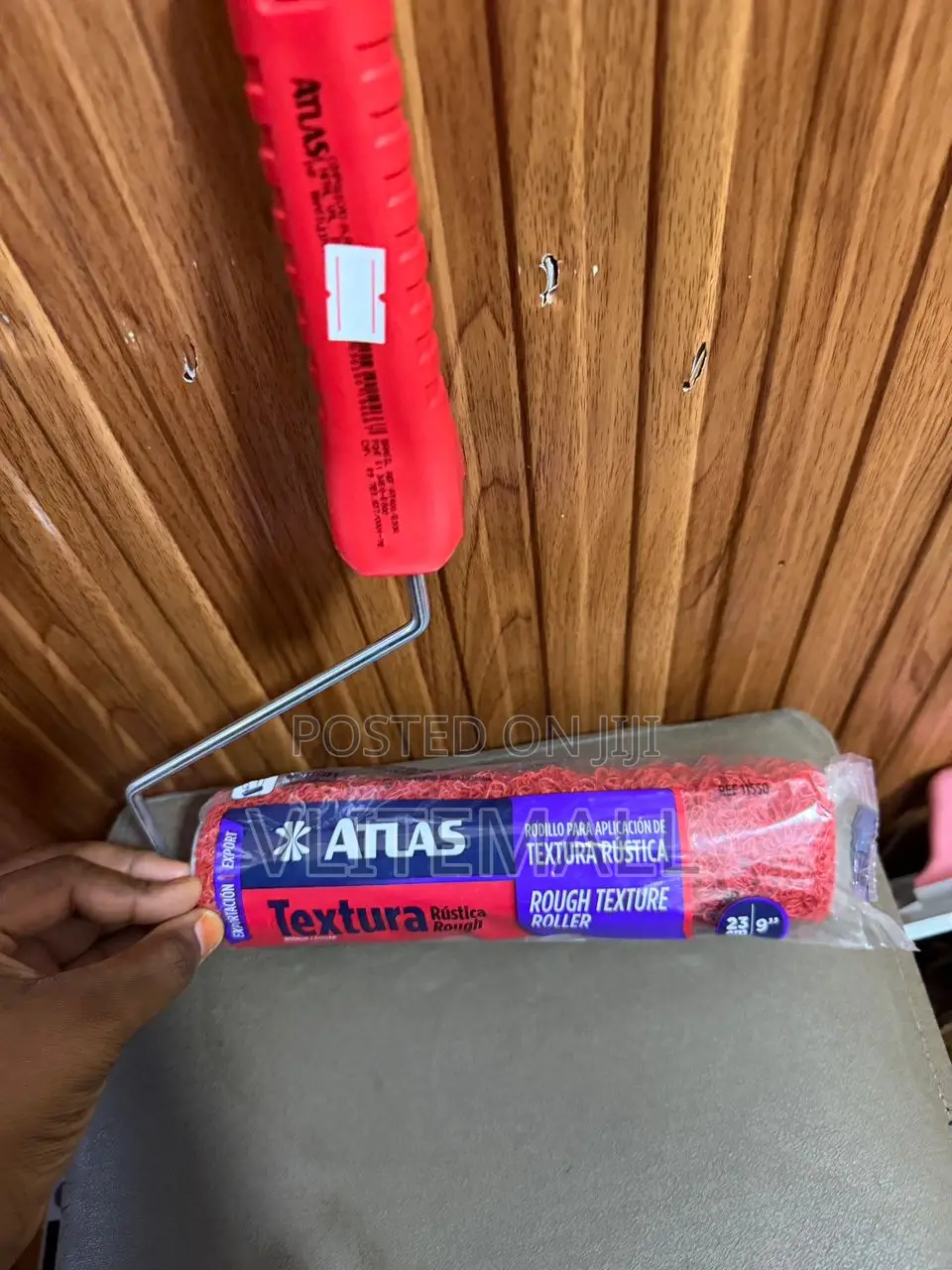 Atlas Rough Texture Roller Red