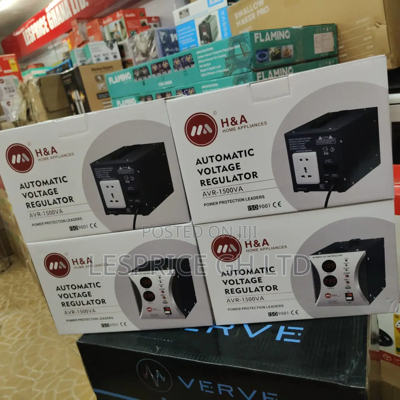 Nice and Portable Avr-1500va Automatic Voltage Regulator From H A