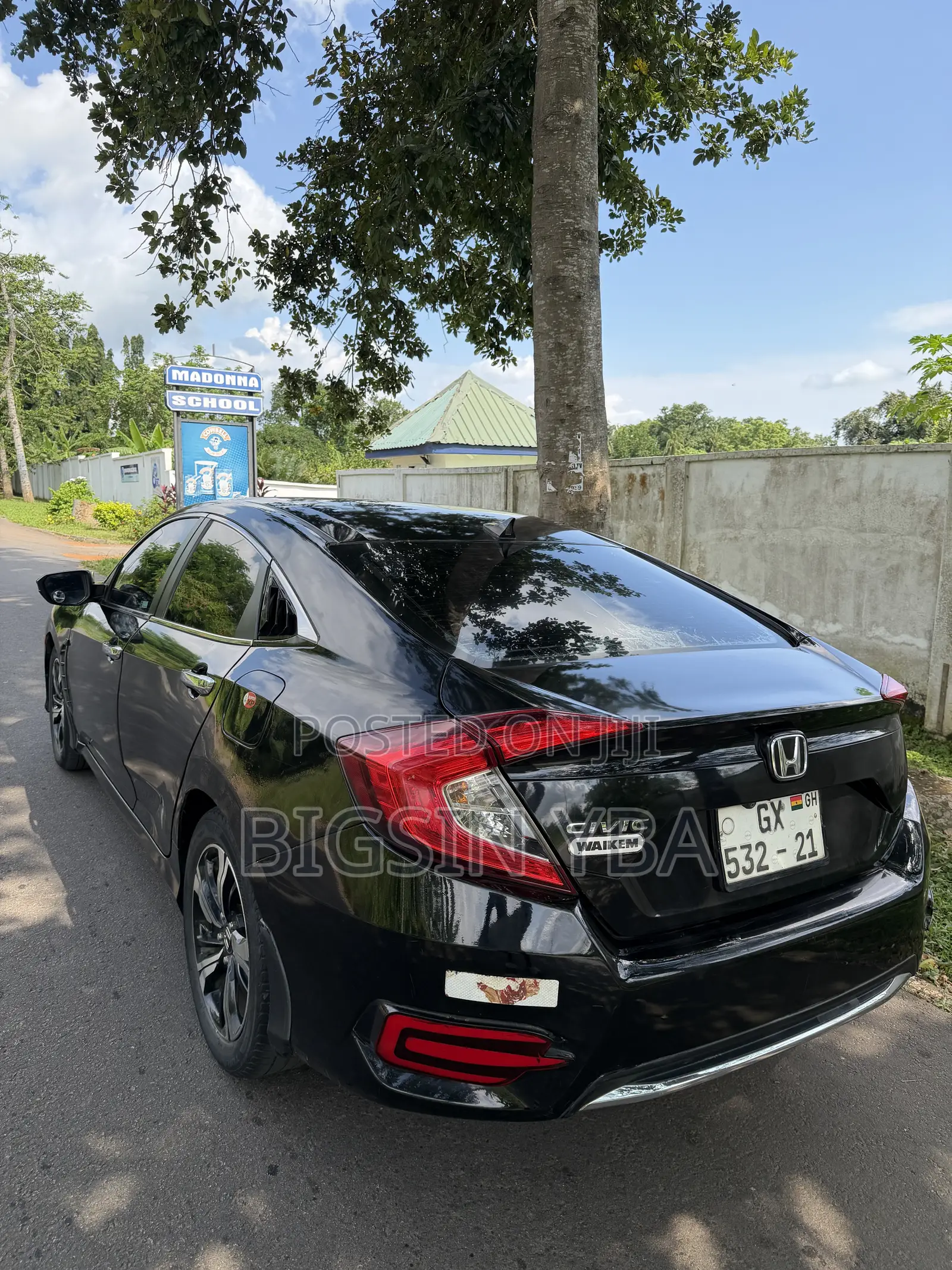 Honda Civic EX Sedan 2019 Black
