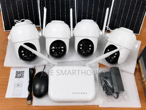 Smart Solar 4mp Wi-Fi CCTV With 10ch NVR Base Station.