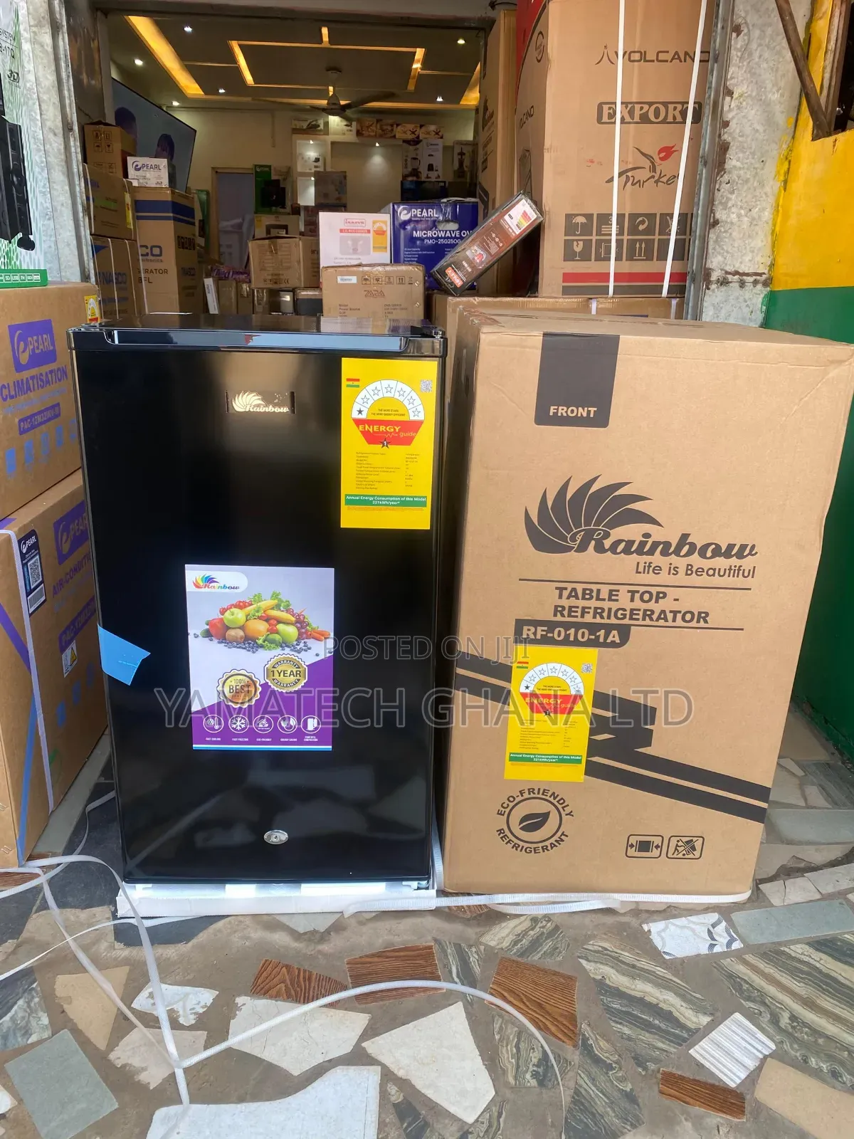 Best Quality Rainbow 90 Litre Single Door Table Top Fridge