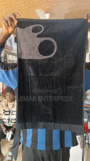 Cotton Towel Black 16"×24