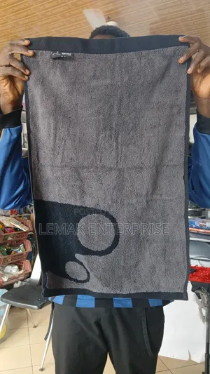 Cotton Towel Black 16"×24