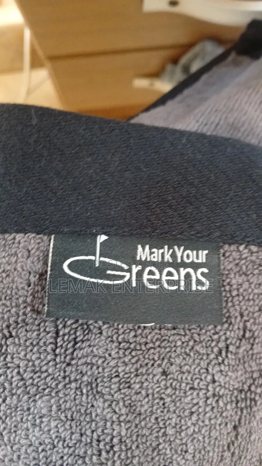 Cotton Towel Black 16"×24