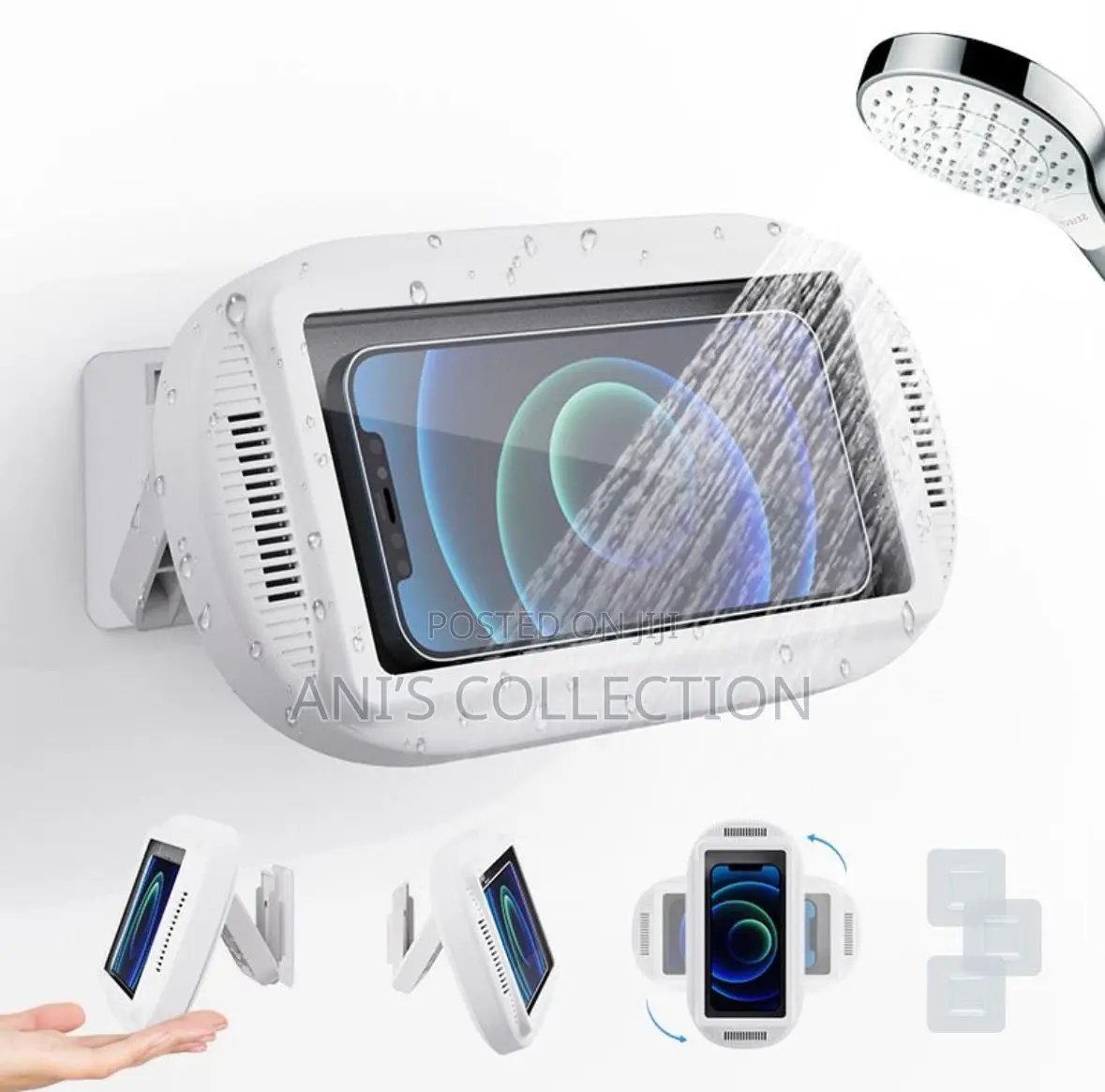 100% Waterproof 360° Rotating Shower Phone Mount