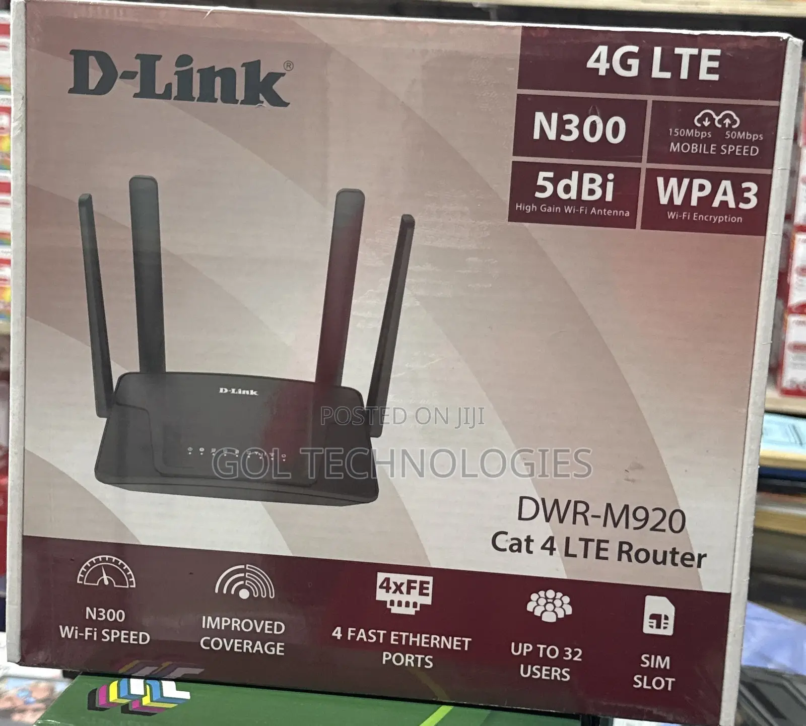 D-Link DWR-M920 Cat 4 Lte Router