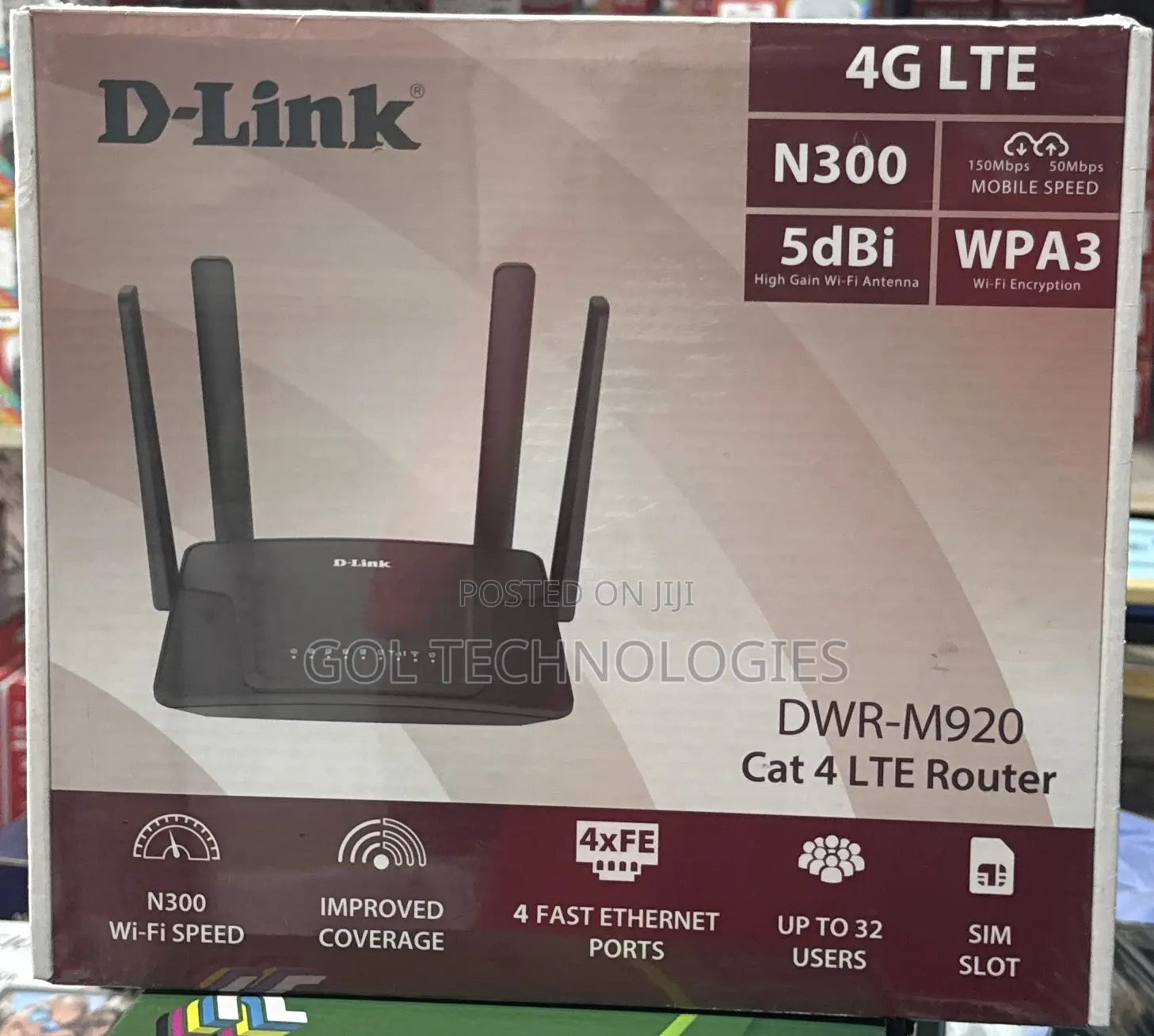 D-Link DWR-M920 Cat 4 Lte Router