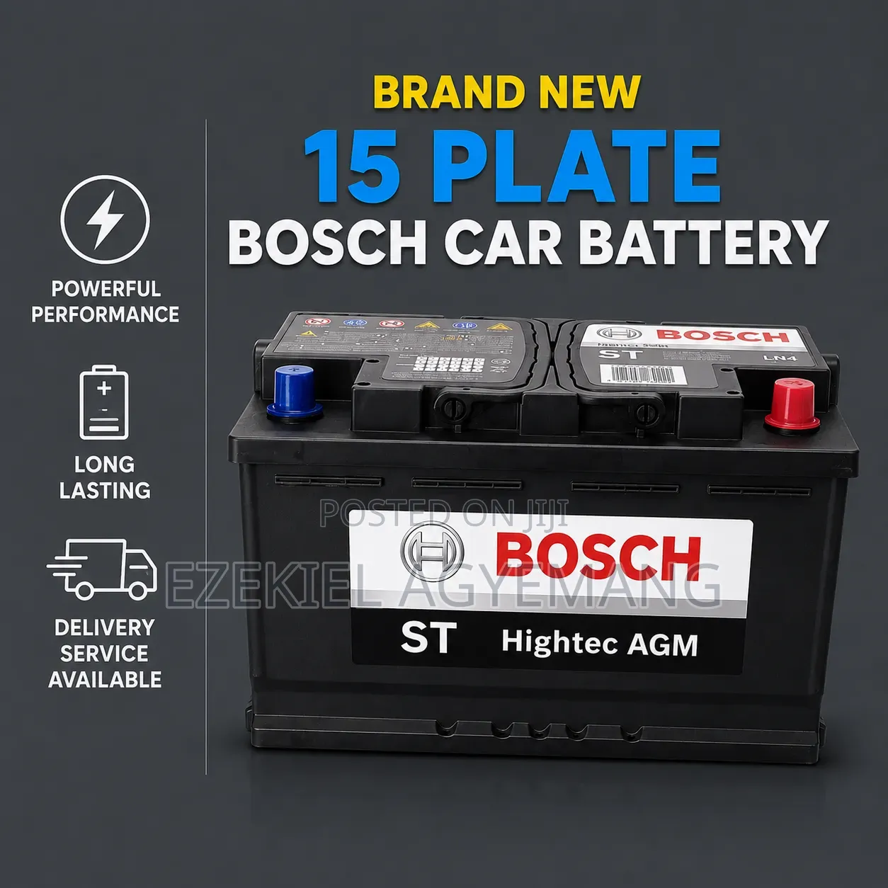 Brand New 15 Plate Bosch Battery
