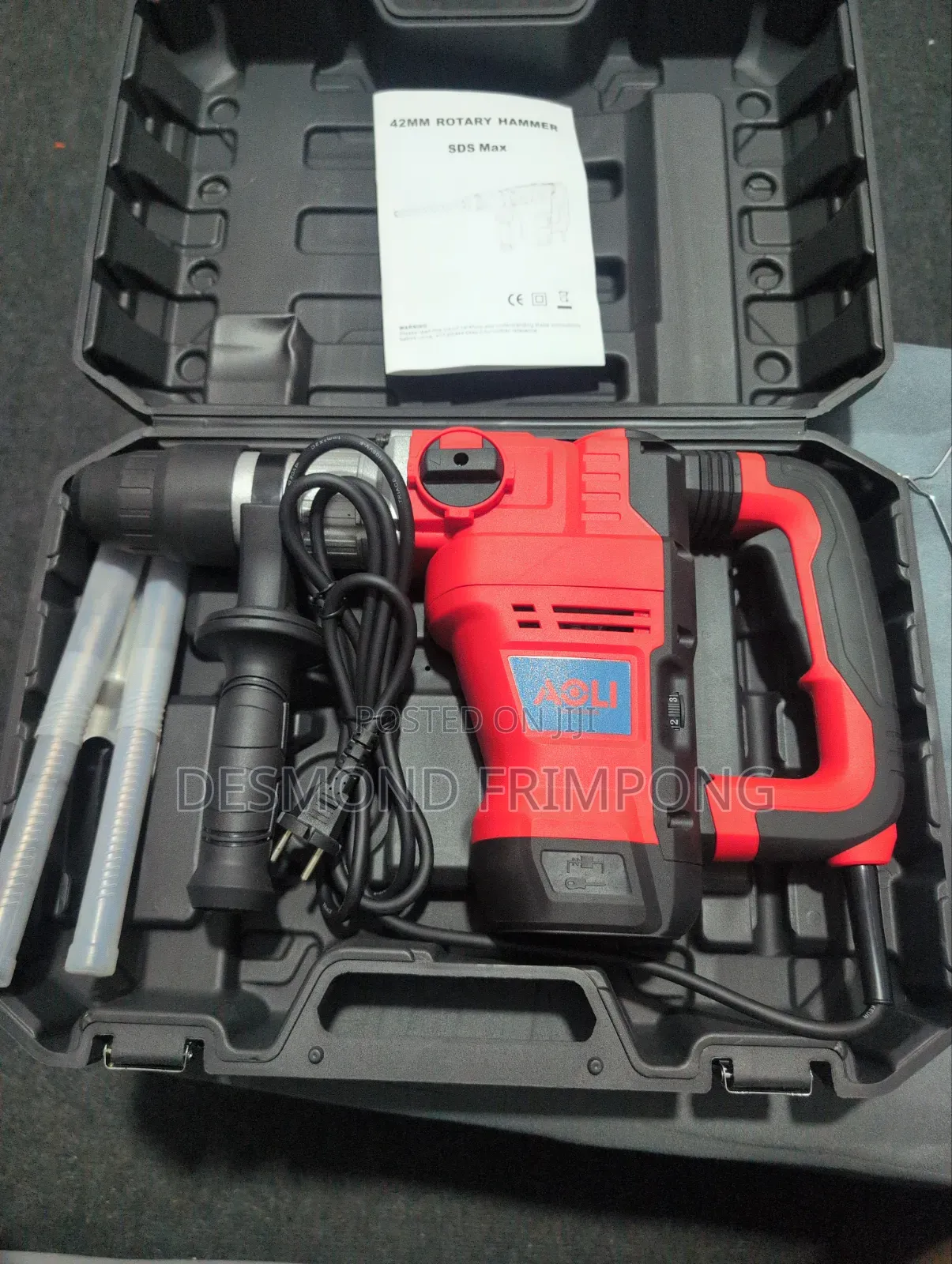 Aoli Sds-max Rotary Hammer Drill 1600w 42mm