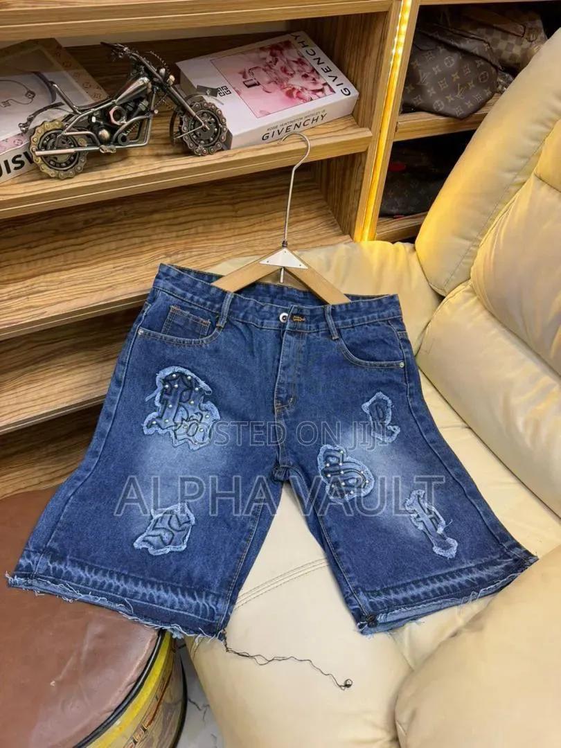 Camo Distressed Shorts ,Red Amiri Top and Jeans Shorts