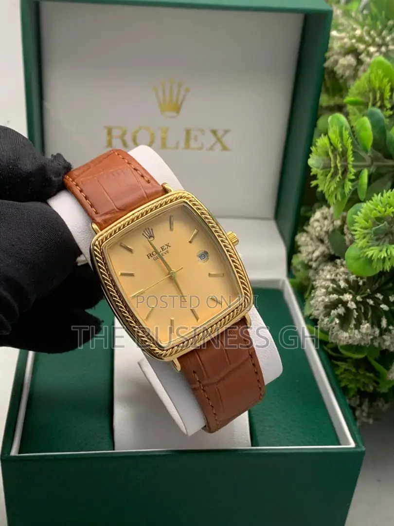New Rolex Leather Watch Design