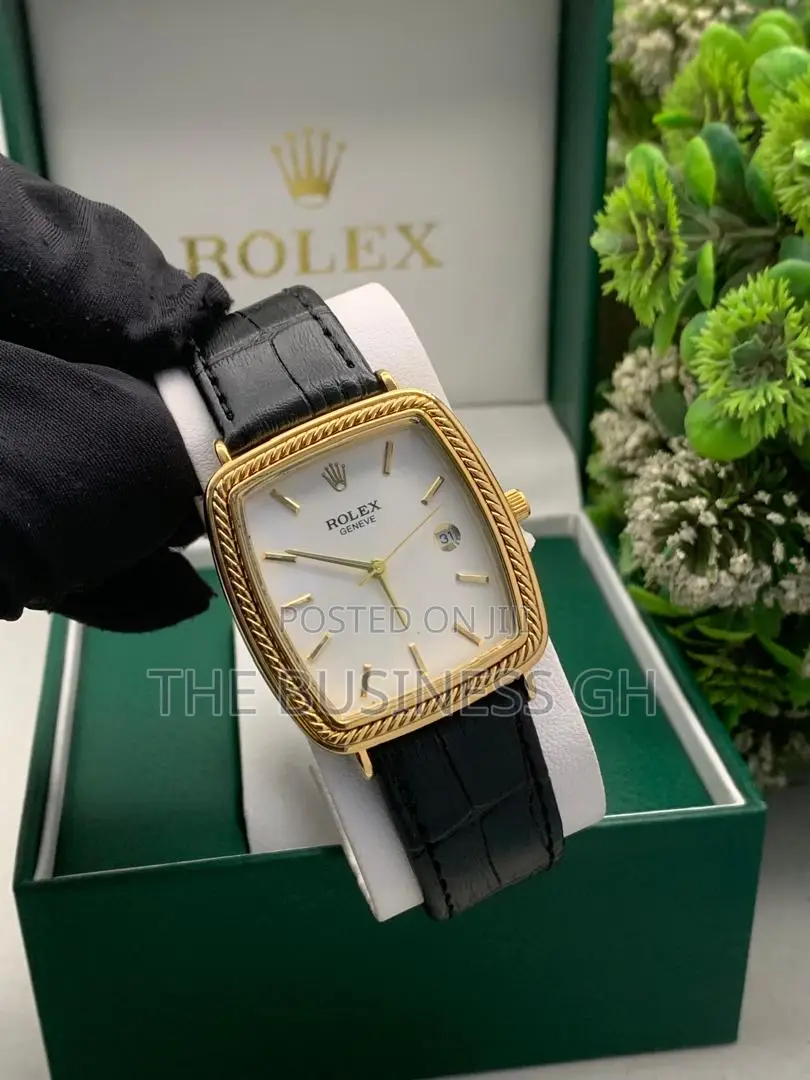 New Rolex Leather Watch Design