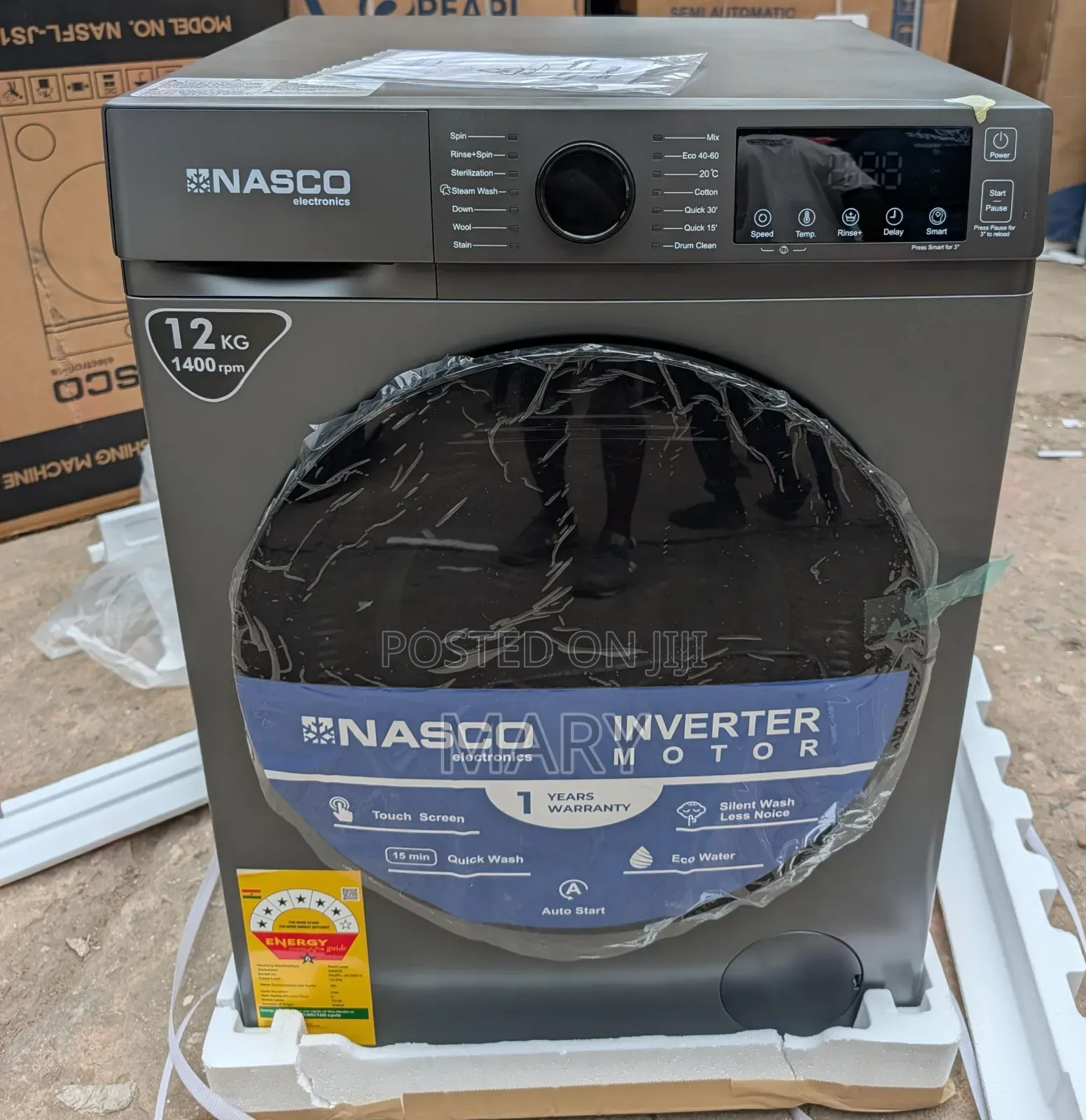 Nasco 8kg, 10kg, and 12kg Inverted Washing Machine
