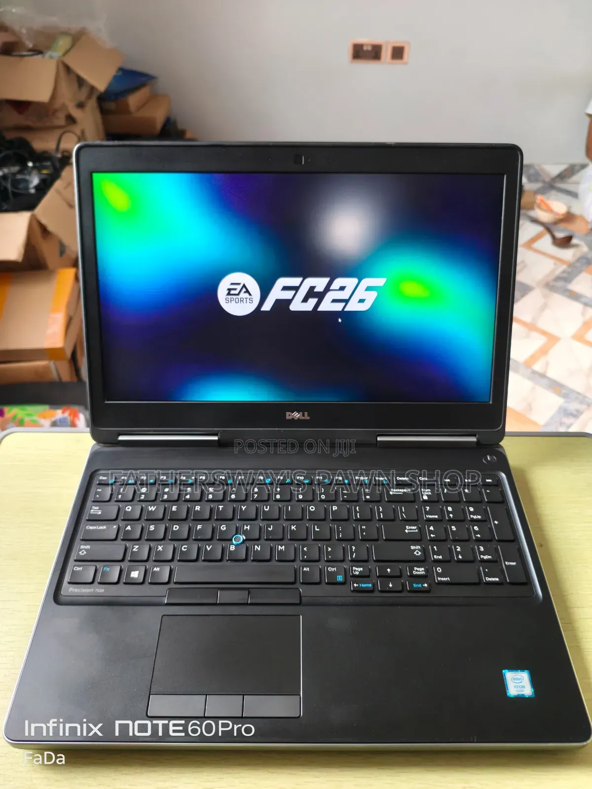 Laptop Dell Precision 7520 12GB Intel Core i7 SSD 256GB