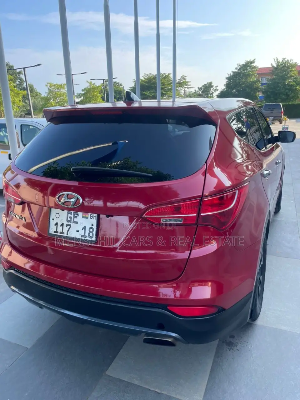 Hyundai Santa Fe 2013 Red