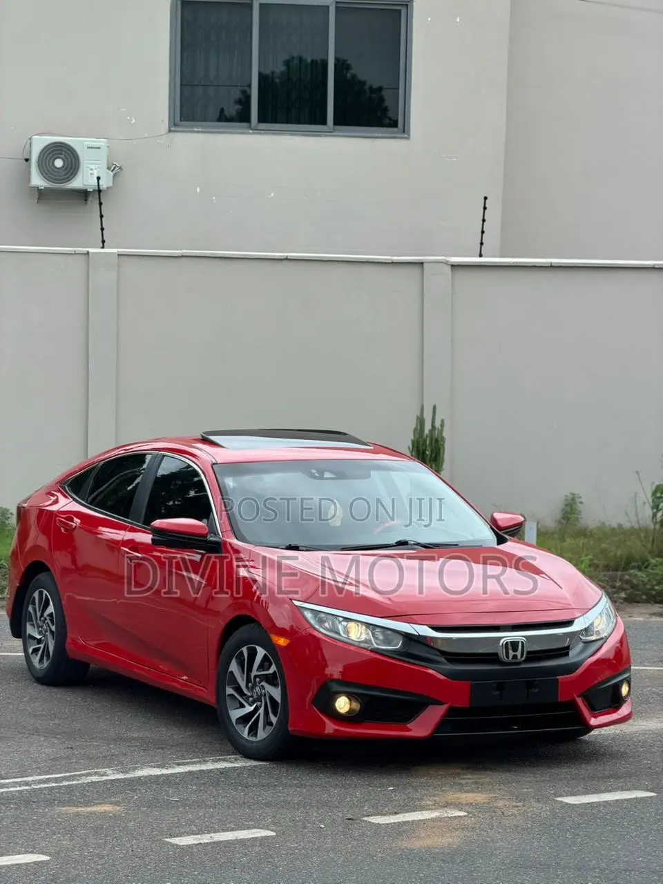 Honda Civic EX 4dr Sedan (2.0L 4cyl) 2017 Red