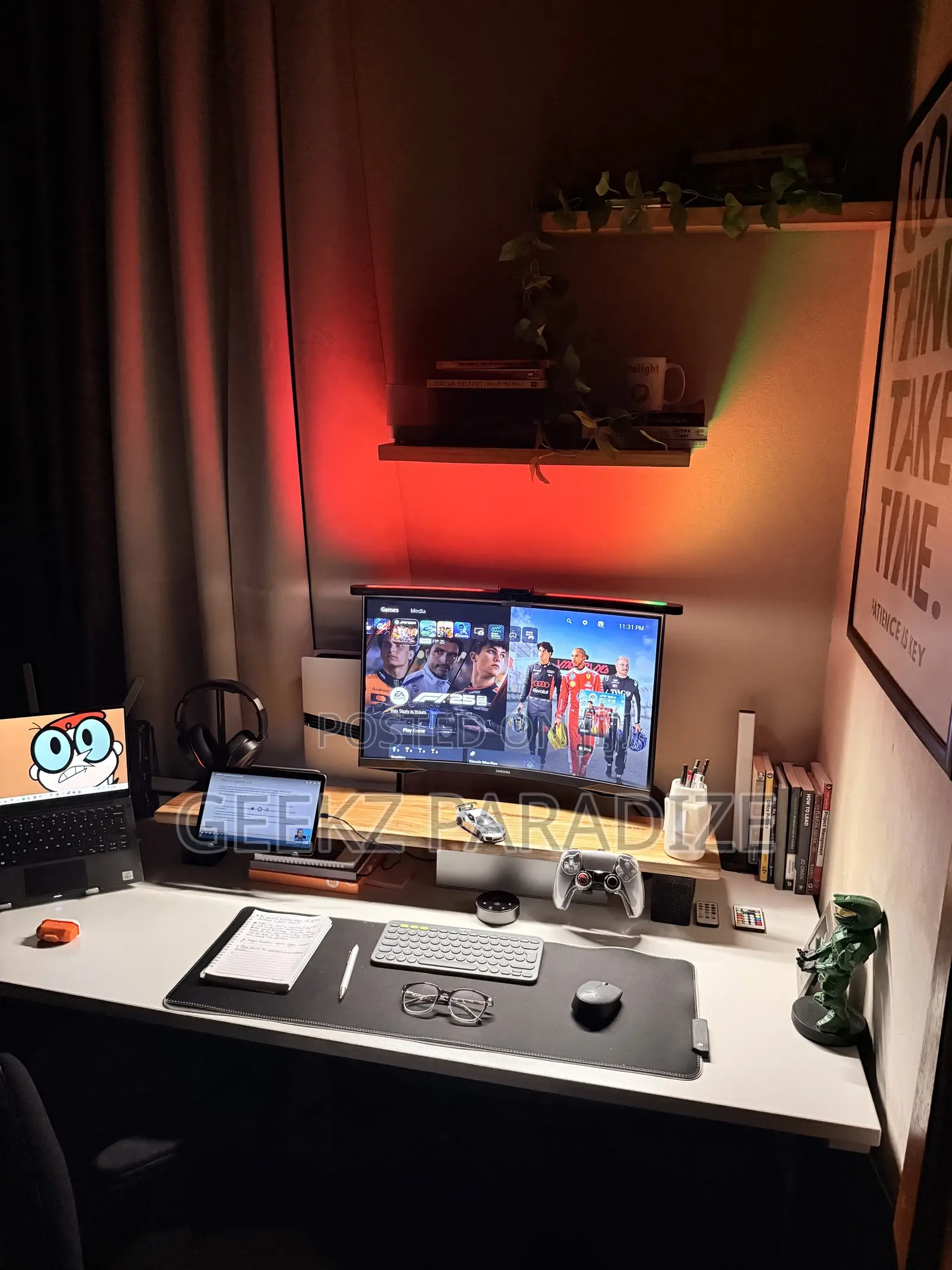 Curved Monitor Light Bar