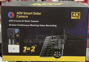 Aov Dual Lens 4g Solar Camera S12