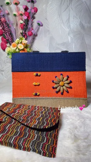 Beaded Handle Bag