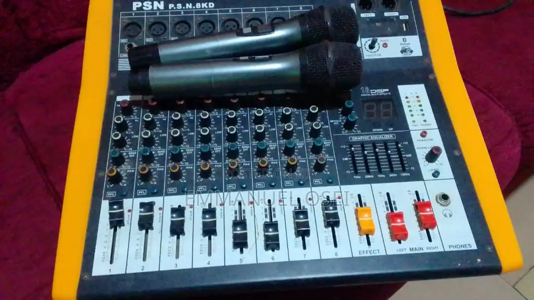8 Channels PSN Powered Mixer
