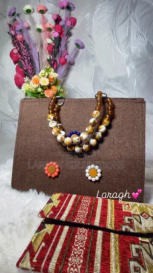 Beaded Handle Bag
