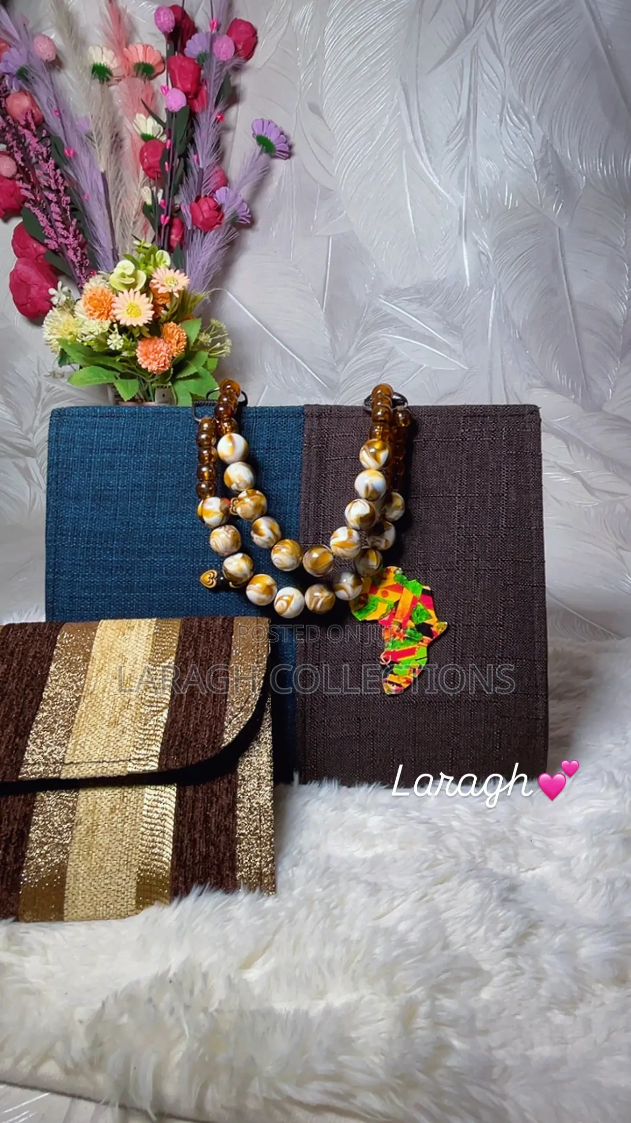 Beaded Handle Bag