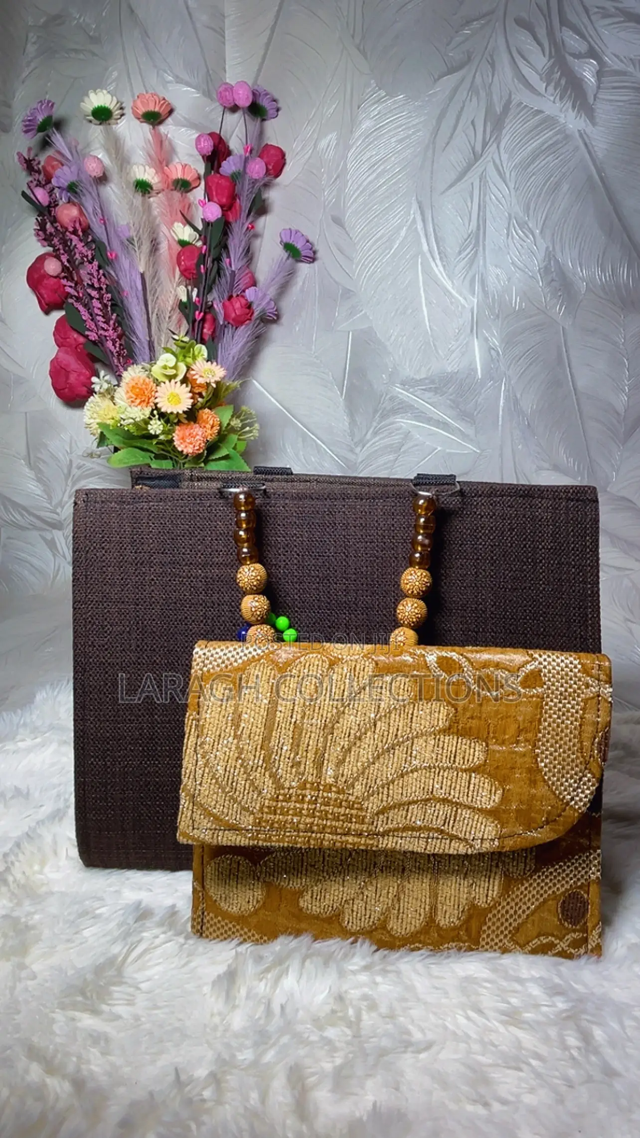 Beaded Handle Bag