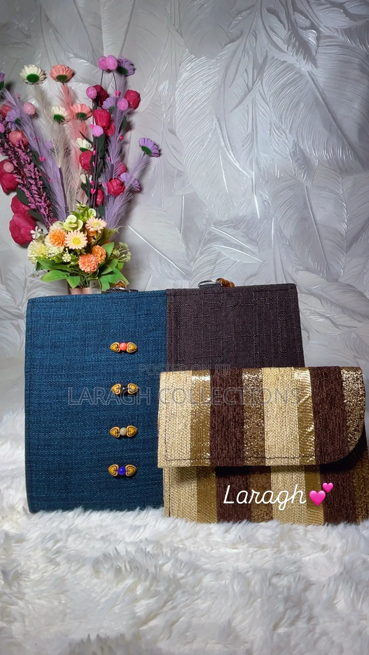 Beaded Handle Bag