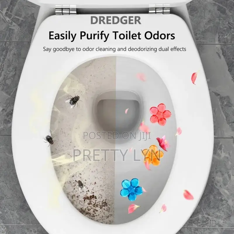 Toilet Flower Gel Deodorizer / Toilet Deodorizer ( 5pcs )