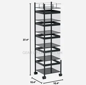 Rotating Multi-Layer Storage Shelf