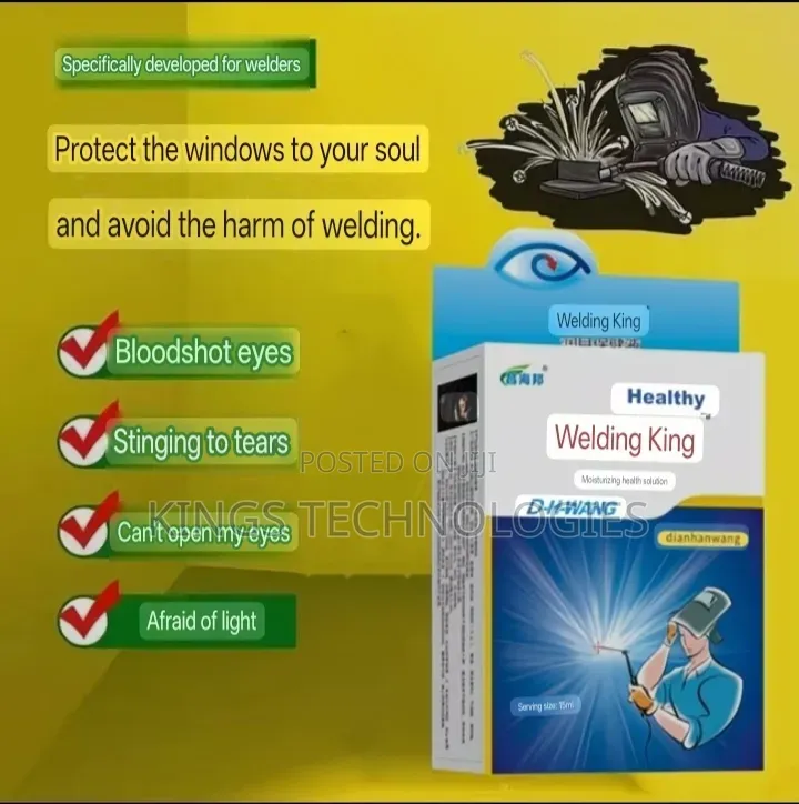 Welder's Eye Nourishing and Health Supplement Eye Drop