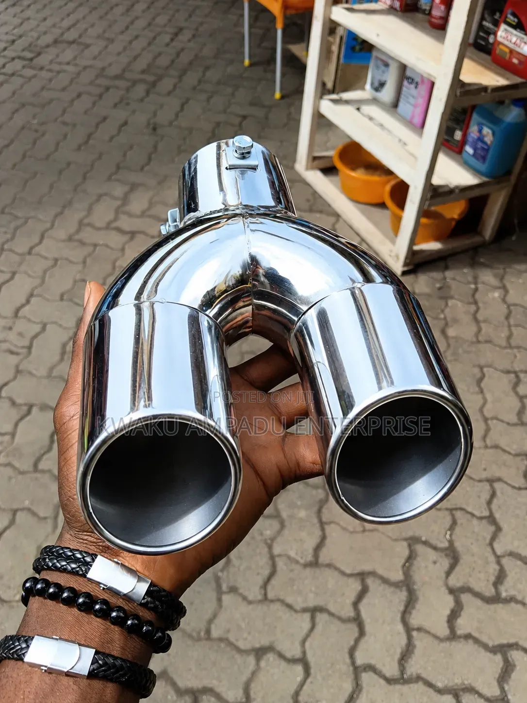 Dual Chrome Exhaust Mouth