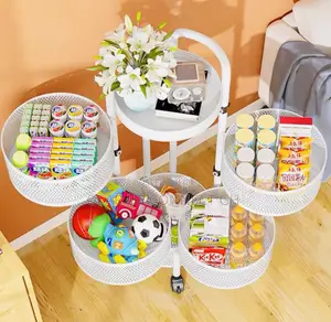 5-Tier Round Rotation Storage Rack
