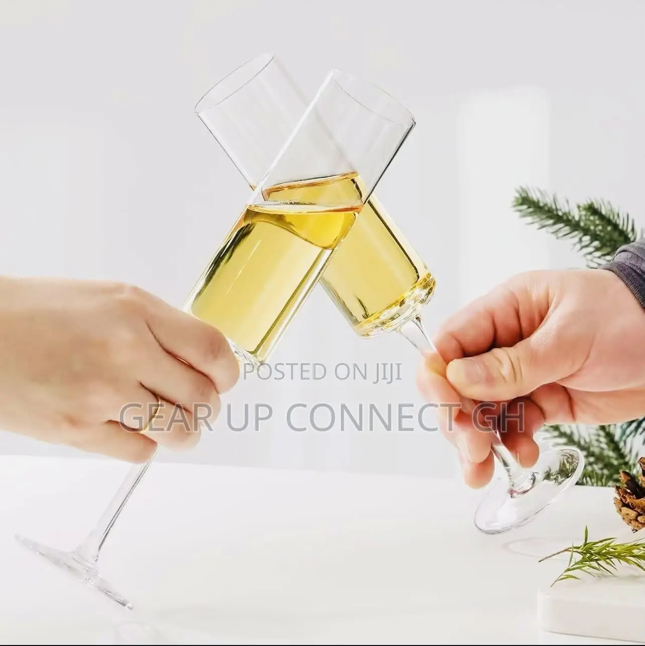 6pieces Cylinder Champagne Glass