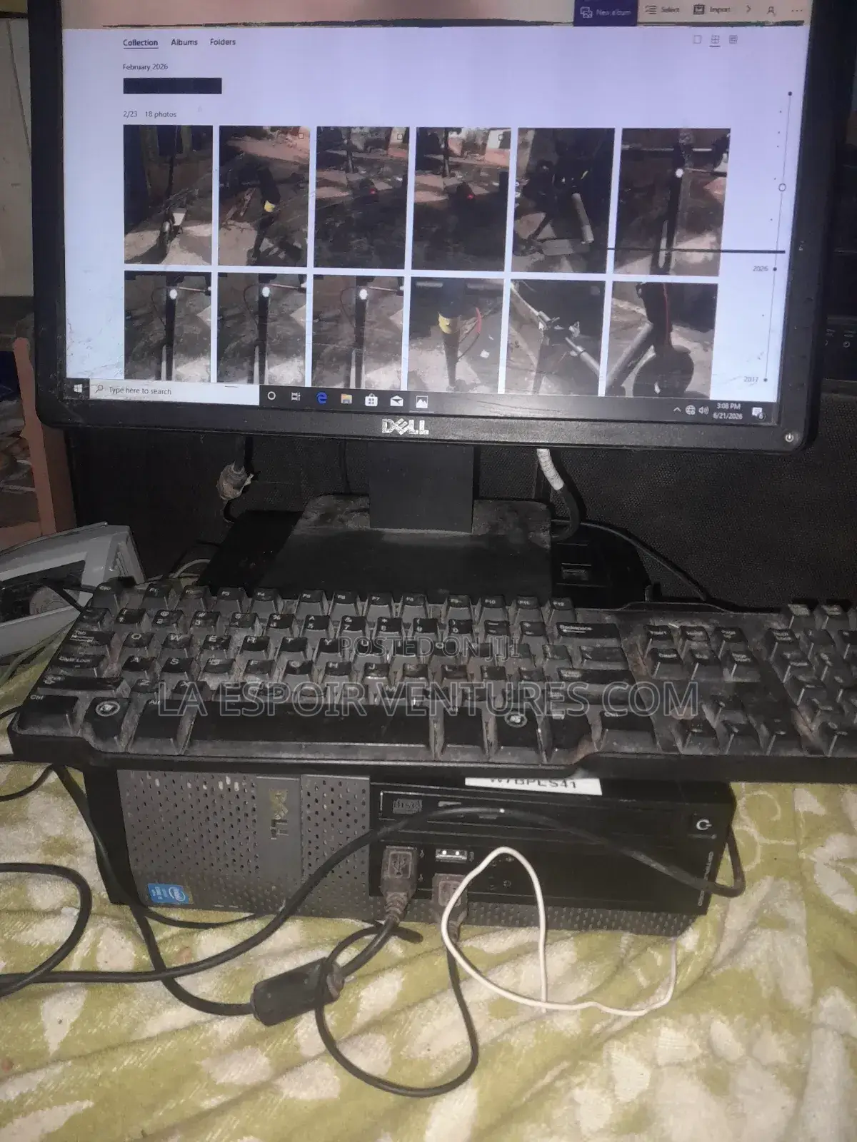 Desktop Computer Dell OptiPlex 3080 8GB Intel Core i5 HDD+SSD 256GB