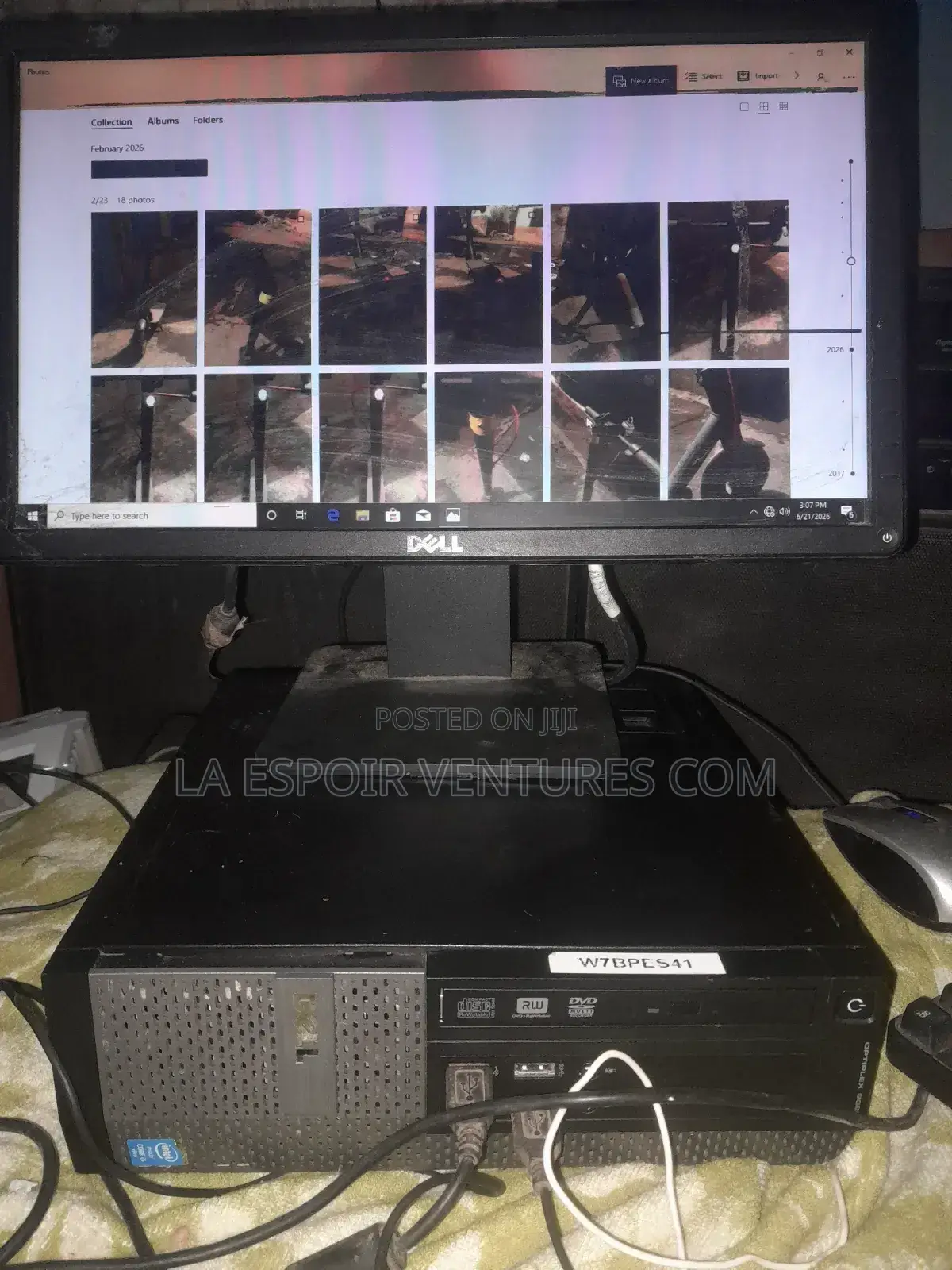 Desktop Computer Dell OptiPlex 3080 8GB Intel Core i5 HDD+SSD 256GB