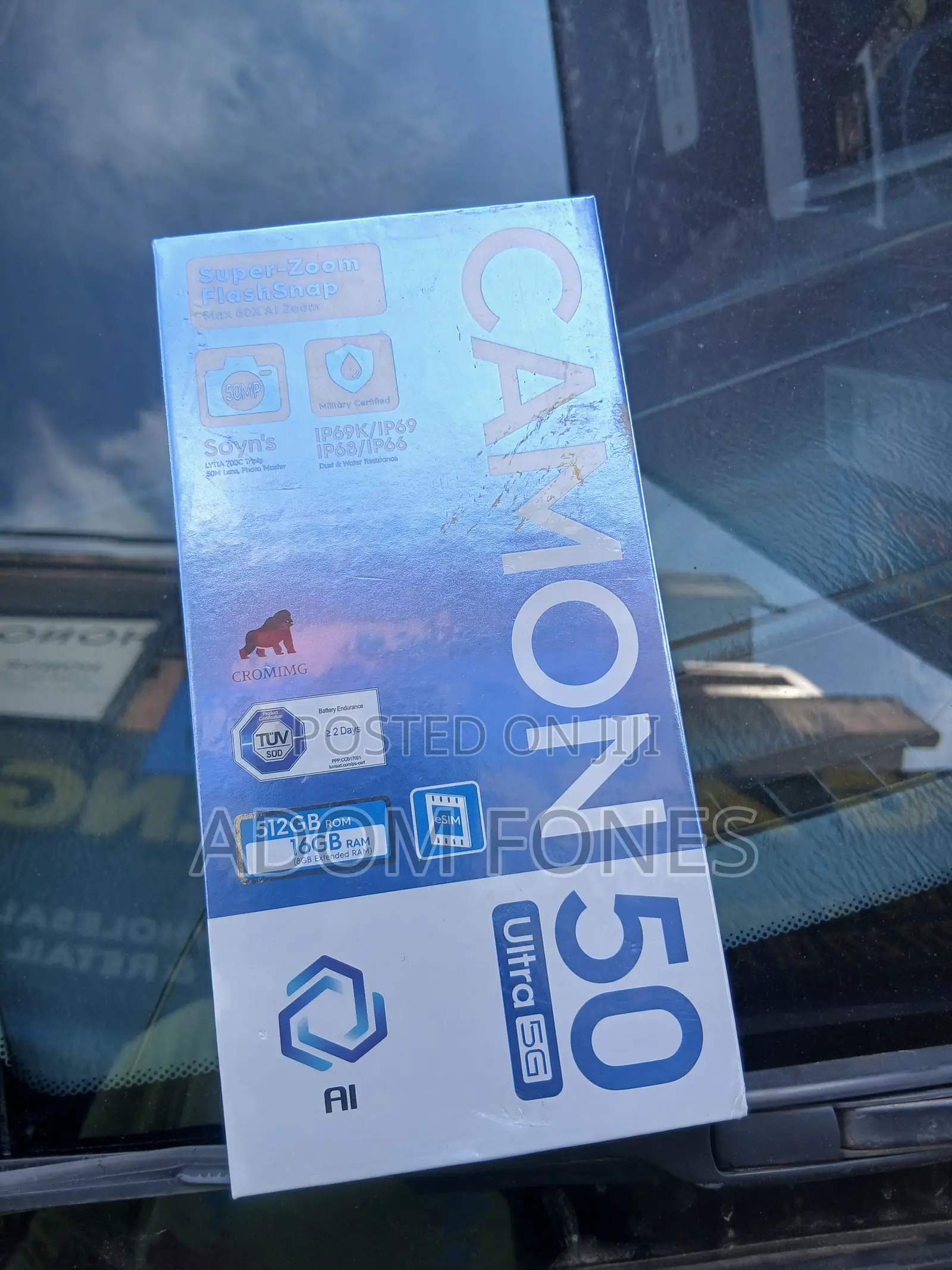 New Tecno Camon 50 Ultra 512 GB Black