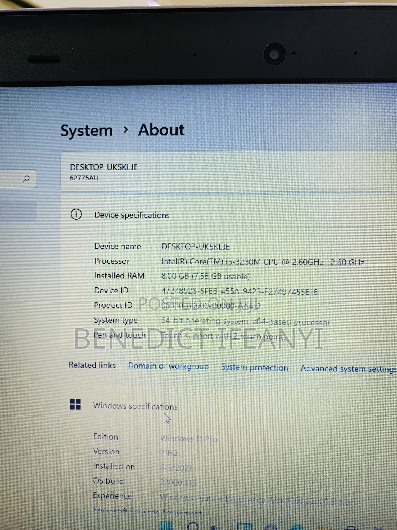 Laptop Lenovo ThinkPad E431 8GB Intel Core i5 SSD 500GB