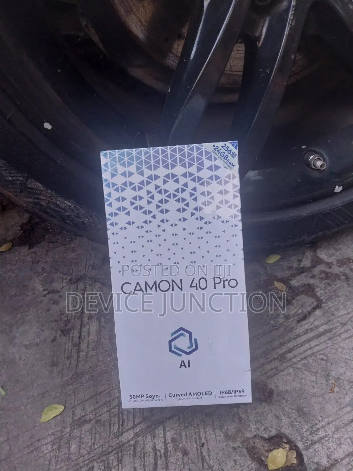 New Tecno Camon 40 Pro 5G 256 GB Black