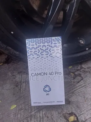 New Tecno Camon 40 Pro 5G 256 GB Black