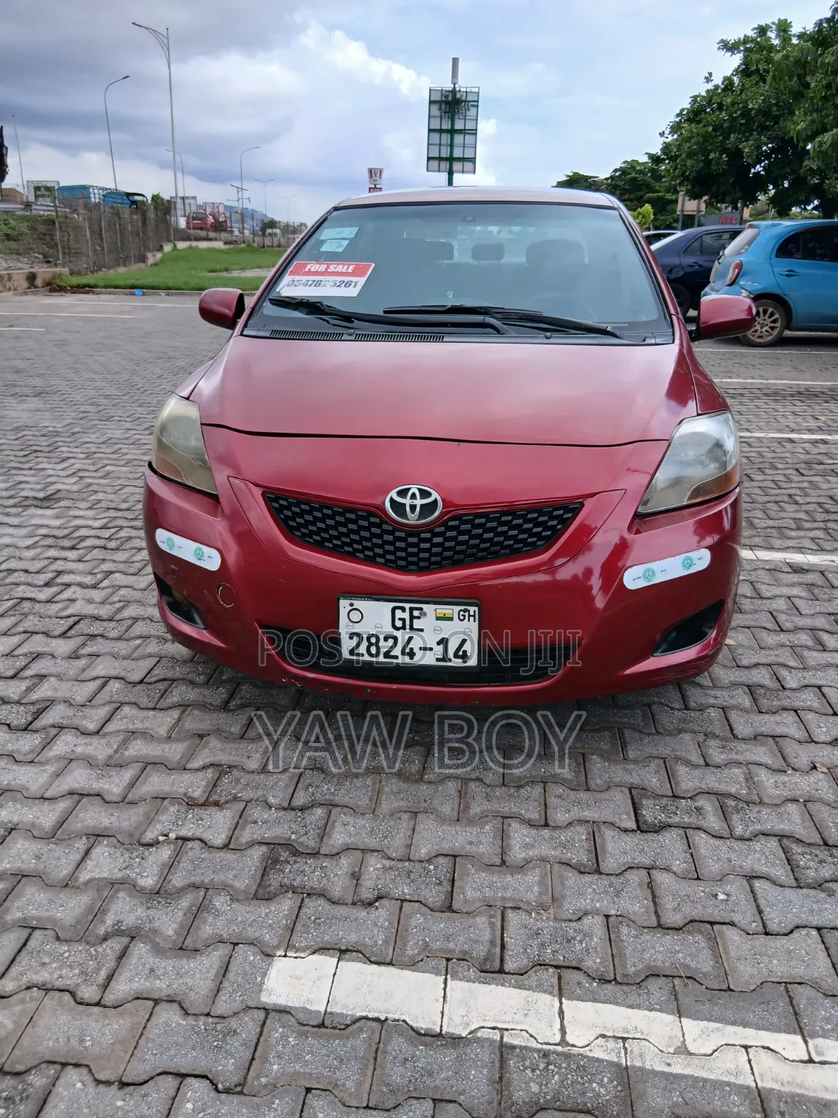 Toyota Yaris 2009 Red