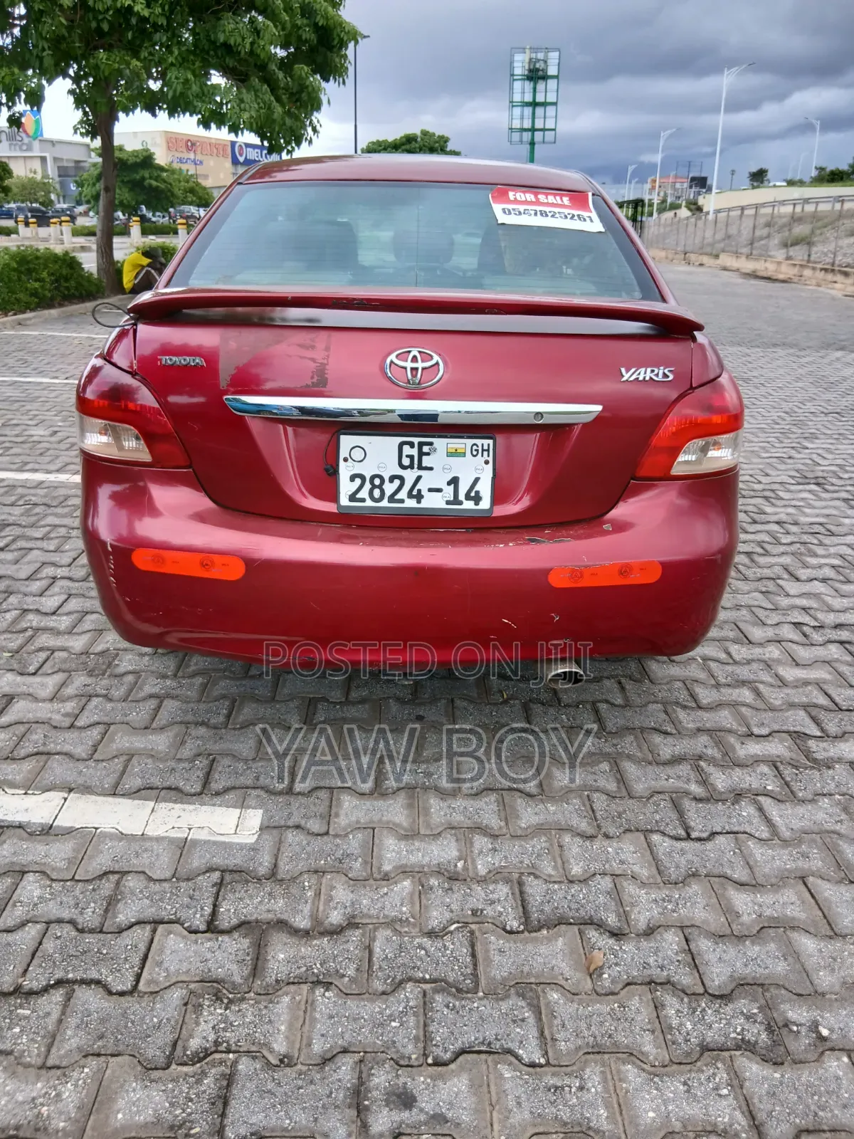 Toyota Yaris 2009 Red